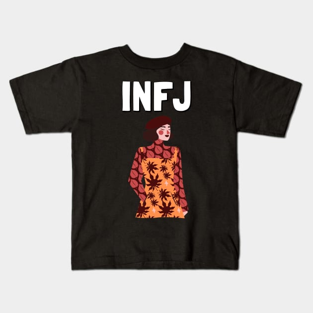 INFJ Kids T-Shirt by Doddle Art